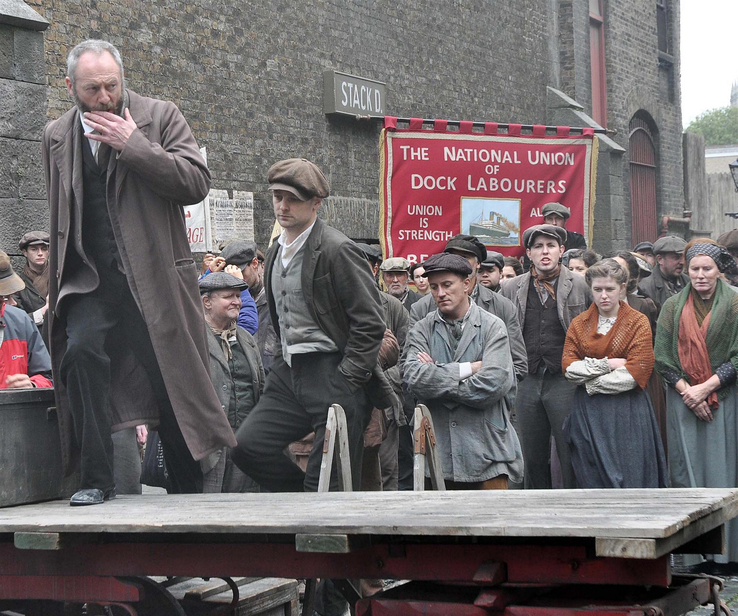 Liam Cunningham on the TV set of 'Titanic: Blood and Steel' | Picture 99846